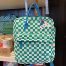 Load image into Gallery viewer, Dinosaur check rucksack
