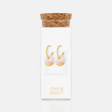 Load image into Gallery viewer, Gold dipped earrings - dusty rose