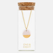Load image into Gallery viewer, Gold dipped necklace - dusty rose