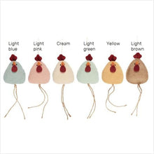 Load image into Gallery viewer, Hanging dec - Easter hens with long legs