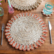 Load image into Gallery viewer, Corn husk coasters - various colours