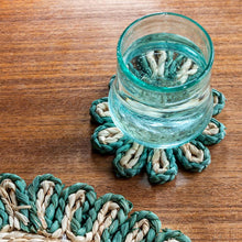 Load image into Gallery viewer, Corn husk coasters - various colours
