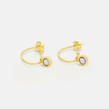 Load image into Gallery viewer, Alexandrite charm earrings