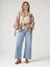 Load image into Gallery viewer, Boho garden kimono - ecru
