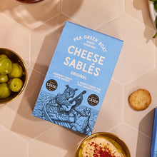Load image into Gallery viewer, Cheese sables - nigella seeds & chive
