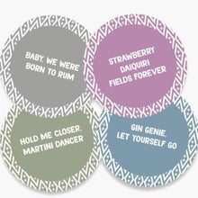 Load image into Gallery viewer, Cocktail coasters - set of 4 - volume 2