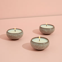 Load image into Gallery viewer, Contemporary kiln tea lights - blackberry & cedarwood