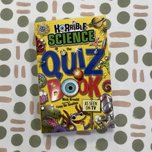 Load image into Gallery viewer, Horrible science quiz book