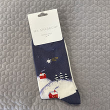 Load image into Gallery viewer, Winter night socks - navy