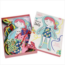 Load image into Gallery viewer, Learn to stitch - dress-up dolly kit