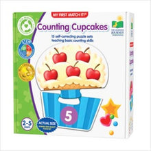 Load image into Gallery viewer, My first match it! Counting cupcakes