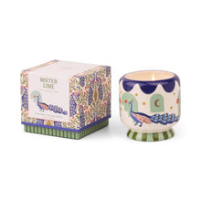 Load image into Gallery viewer, Peacock ceramic diffuser - misted lime