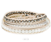 Load image into Gallery viewer, Rome leather 3 wrap bracelet