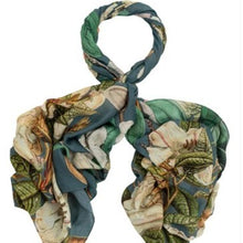 Load image into Gallery viewer, Rhodoleia scarf - blue