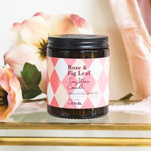 Load image into Gallery viewer, Rose & fig apothecary candle