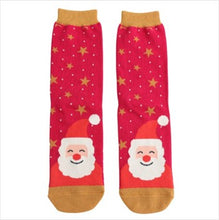 Load image into Gallery viewer, Santa socks - red