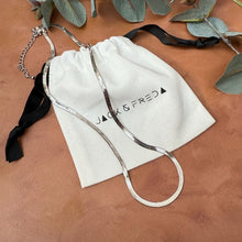 Load image into Gallery viewer, Snake chain necklace - silver