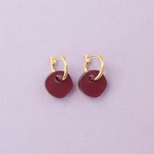 Load image into Gallery viewer, Surround hoop earrings - various colours