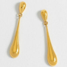 Load image into Gallery viewer, Teardrop earrings - gold