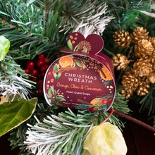 Load image into Gallery viewer, Christmas tidings guest soaps - Xmas wreath