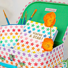 Load image into Gallery viewer, Rainbow stars notebook