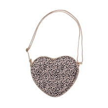 Load image into Gallery viewer, Love heart leopard bag