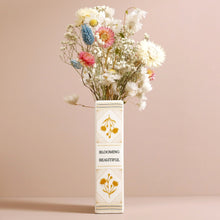 Load image into Gallery viewer, Ceramic 'little book of flowers' vase