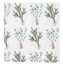 Load image into Gallery viewer, Christmas paper napkins - spruce & eucalyptus