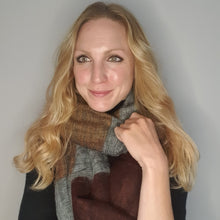 Load image into Gallery viewer, Lolly scarf - dusty pink/coral/saffron/rose