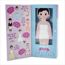 Load image into Gallery viewer, Wooden magnetic dress up doll - Charlotte