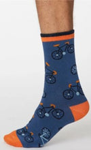 Load image into Gallery viewer, Ciclista bamboo bicycle socks - denim blue
