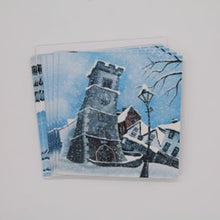 Load image into Gallery viewer, Pack of 10 Xmas cards - Verulam Park (one more sleep)