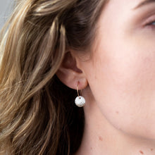 Load image into Gallery viewer, Porcelain gold mist earrings