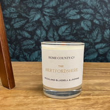 Load image into Gallery viewer, Herts candle - woodland bluebell & jasmine - 3 wick