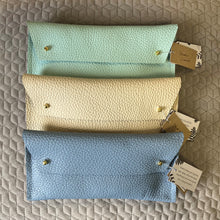 Load image into Gallery viewer, Leather double stud glasses case - various colours