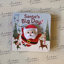 Load image into Gallery viewer, Santa’s big day chunky finger puppet book
