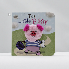 Load image into Gallery viewer, This little piggy finger puppet book