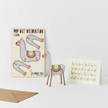 Load image into Gallery viewer, Pop out llama card