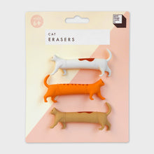 Load image into Gallery viewer, Cat erasers - set of 3
