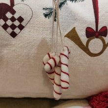 Load image into Gallery viewer, Christmas decoration - set of 3 candy canes
