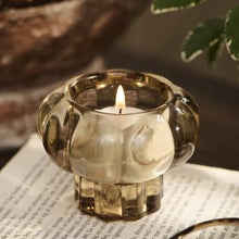 Load image into Gallery viewer, Fleur candle holder - brown
