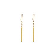 Load image into Gallery viewer, Pearl bar earrings
