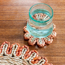 Load image into Gallery viewer, Corn husk coasters - various colours
