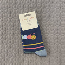 Load image into Gallery viewer, Caterpillar socks - navy
