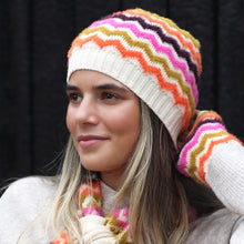 Load image into Gallery viewer, Chevron beanie hat
