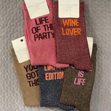 Load image into Gallery viewer, Glitter socks - you got this
