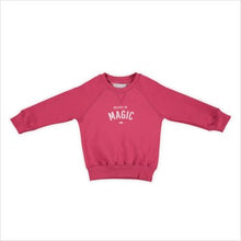 Load image into Gallery viewer, Believe in magic sweatshirt - berry
