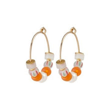 Load image into Gallery viewer, Beach break hoop earrings
