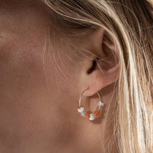 Load image into Gallery viewer, Beach break hoop earrings
