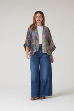 Load image into Gallery viewer, Boho garden kimono - grey
